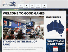 Tablet Screenshot of goodgames.com.au